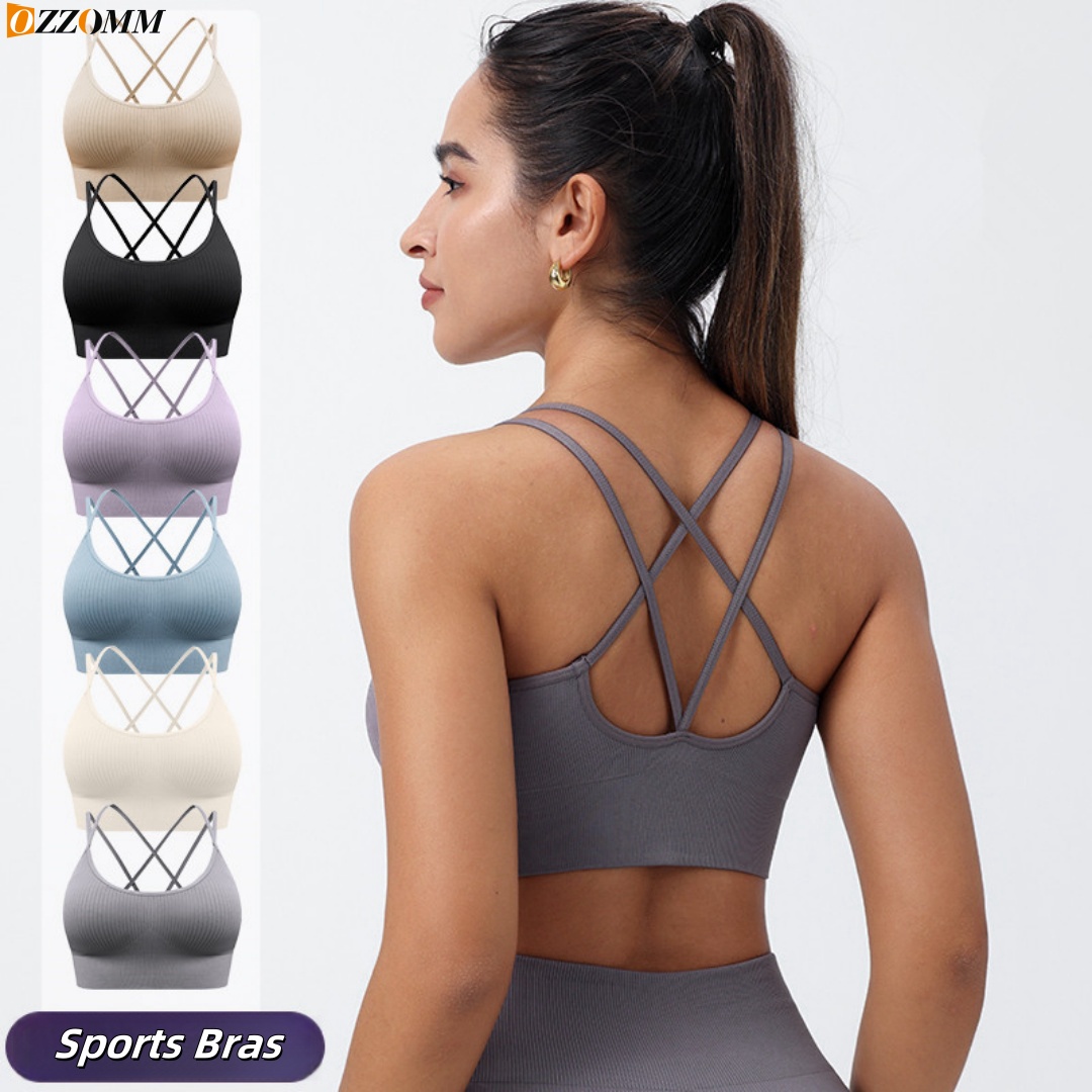 Yoga Fitness Girl - 1PC Cotton Sports Bras Women Push