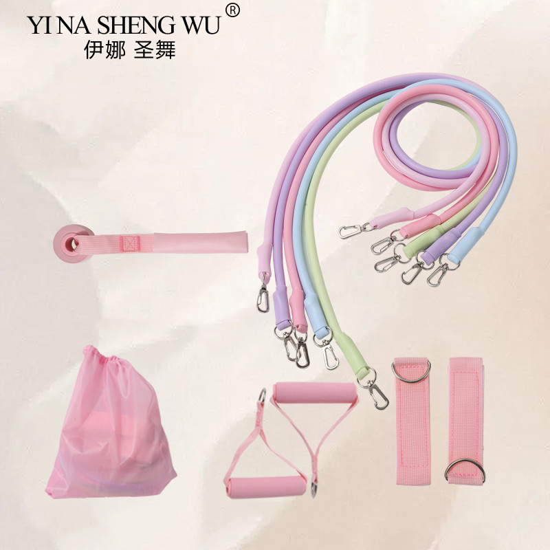Yoga Fitness Trainer - Ankle Straps Resistance Bands Set Fitness
