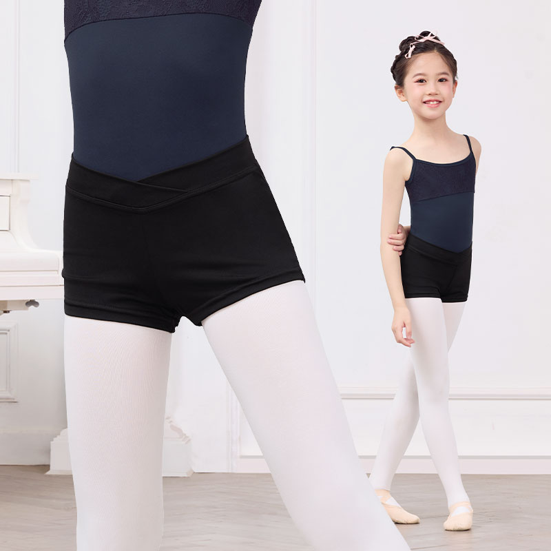 Yoga Fitness Girl - Girl Dance Shorts Kids Yoga Pants