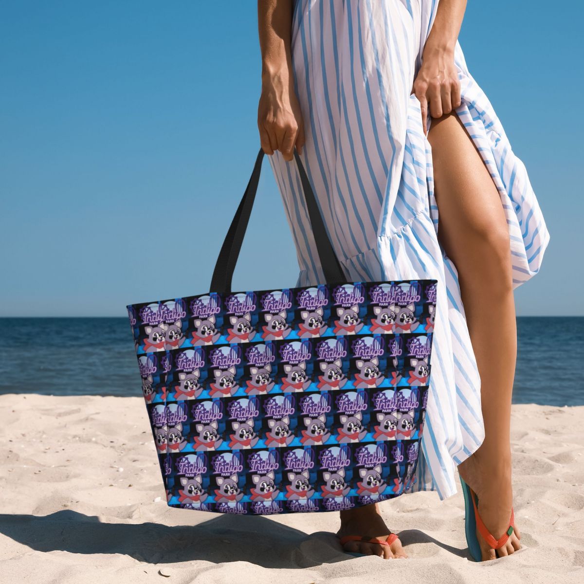 Rambley Indigo Park Beach Tote - Yoga Fitness Park recension och pris