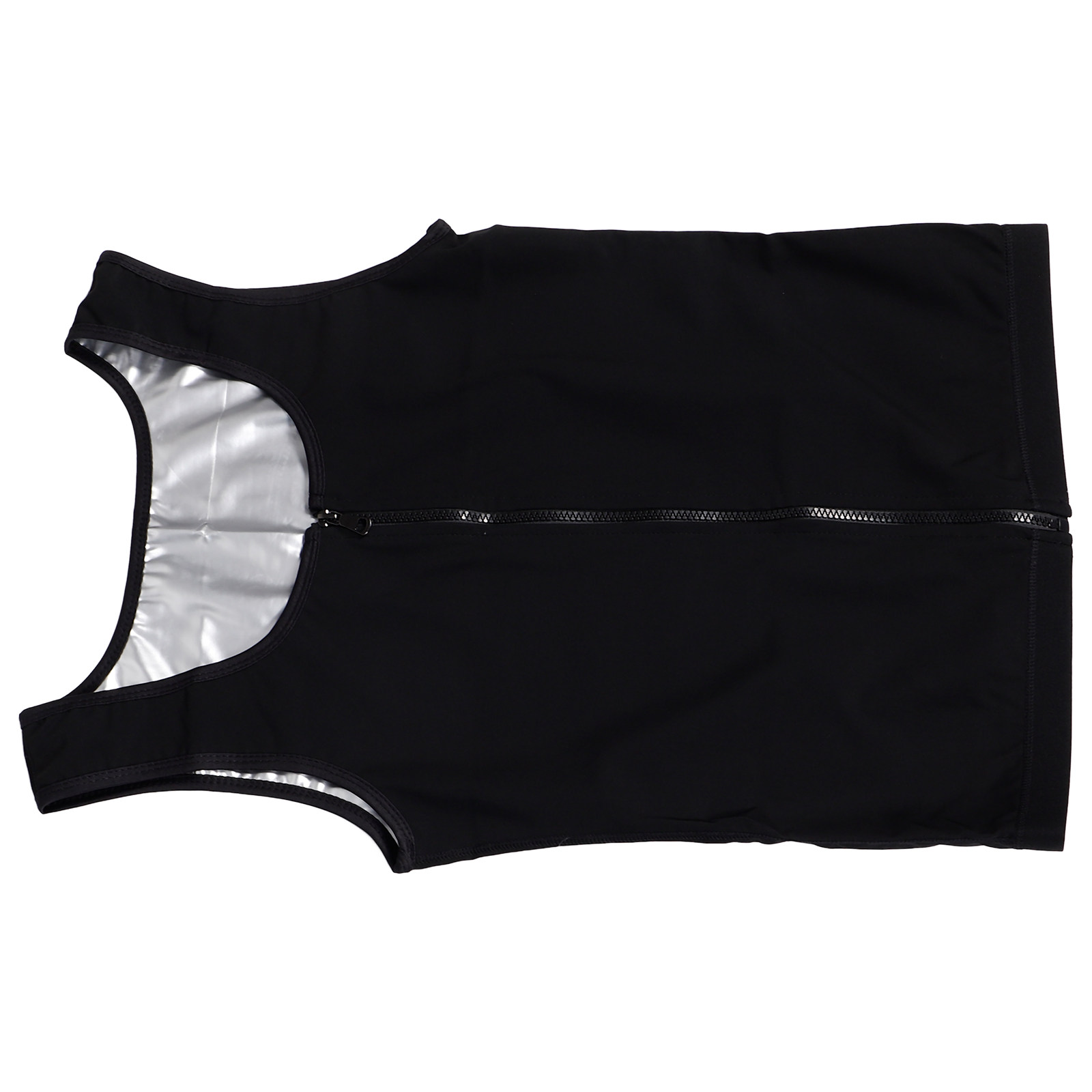 Men Sweat Vest Zipper Slimming - Yoga Fitness Girl recension och pris