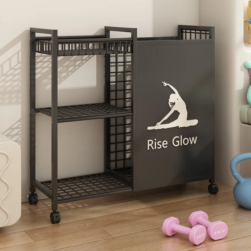 Mobile Fitness Cart with Wheel - Yoga Fitness Studio recension och pris