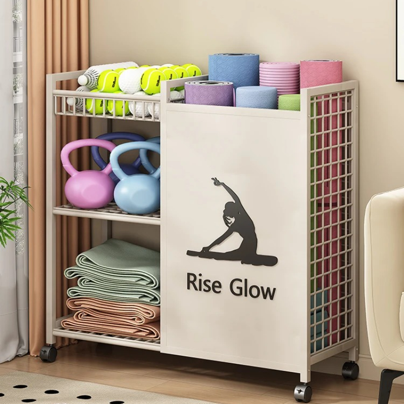Mobile Fitness Cart with Wheel - Yoga Fitness Studio recension och pris
