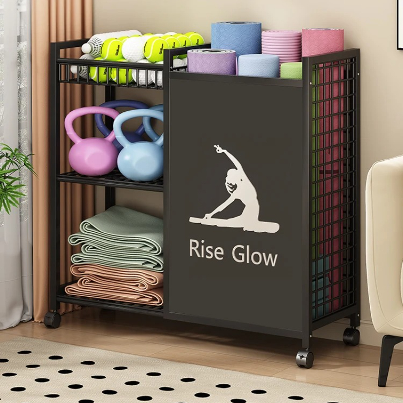 Mobile Fitness Cart with Wheel - Yoga Fitness Studio recension och pris