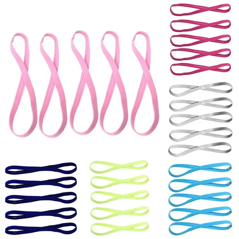 1-5pcs Elastic Sweatband Yoga  - Yoga Fitness Girl recension och pris