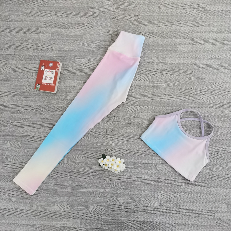 2025 Girls 2pc Yoga Outfit Set - Yoga Fitness Girl recension och pris