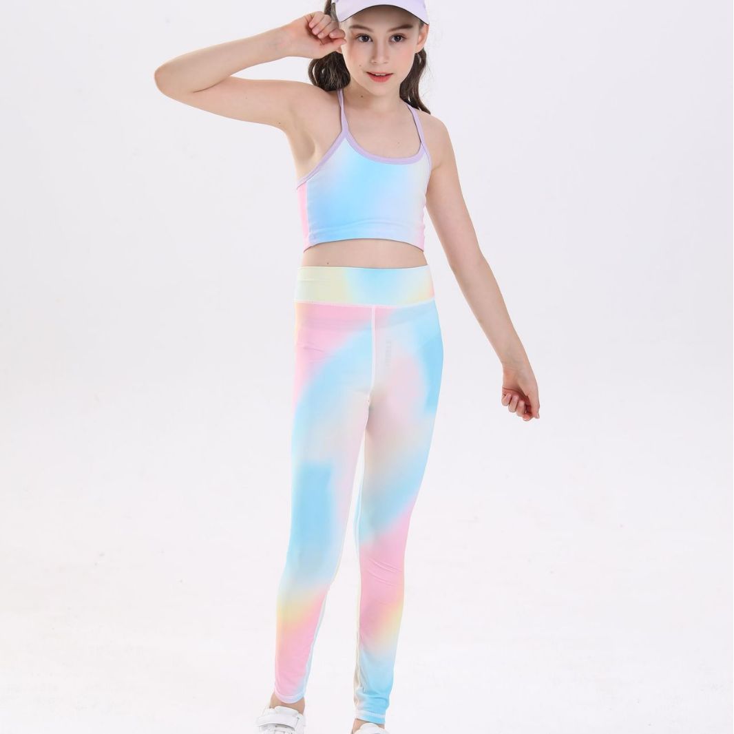 2025 Girls 2pc Yoga Outfit Set - Yoga Fitness Girl recension och pris