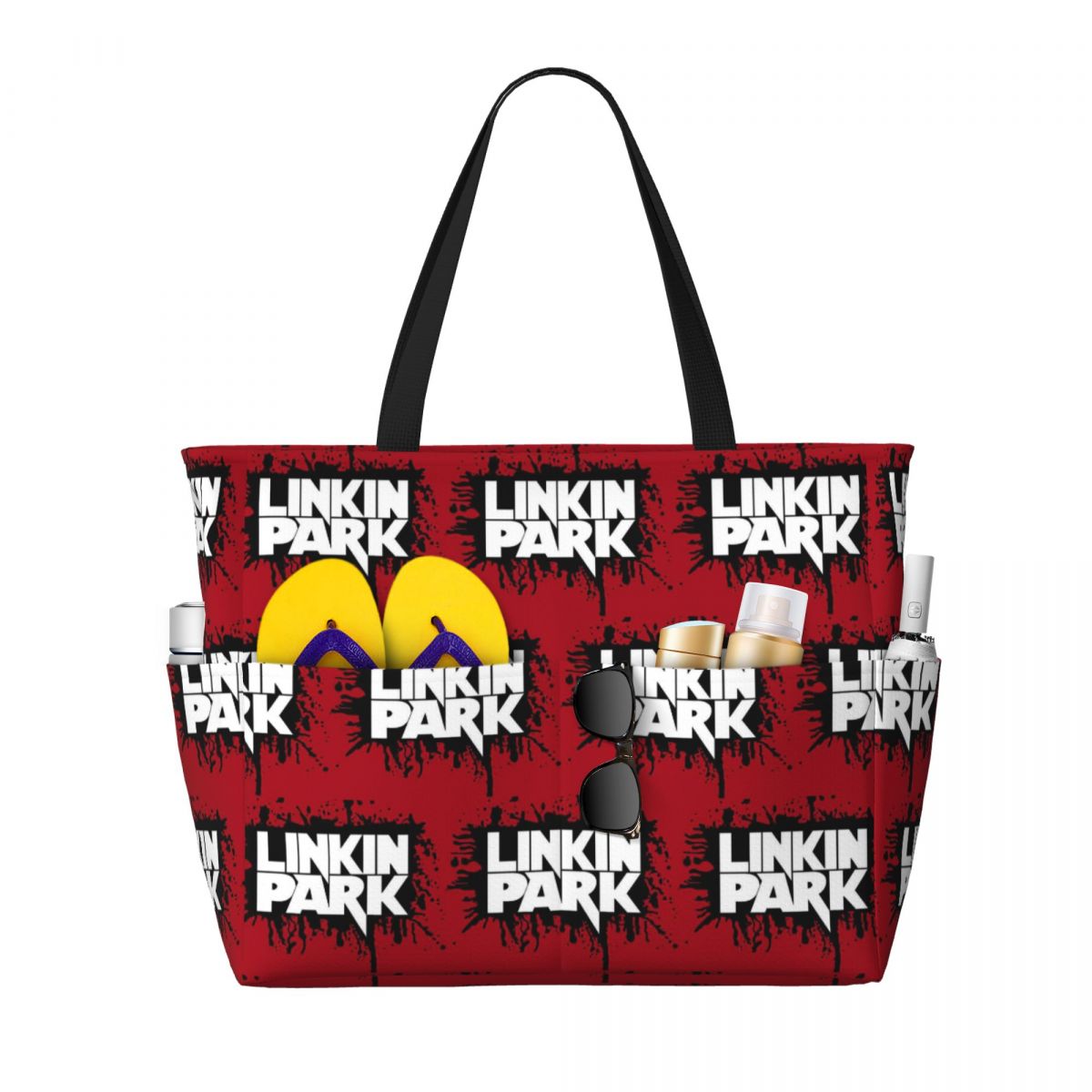 Linkin Park Band Beach Tote Ba - Yoga Fitness Park recension och pris