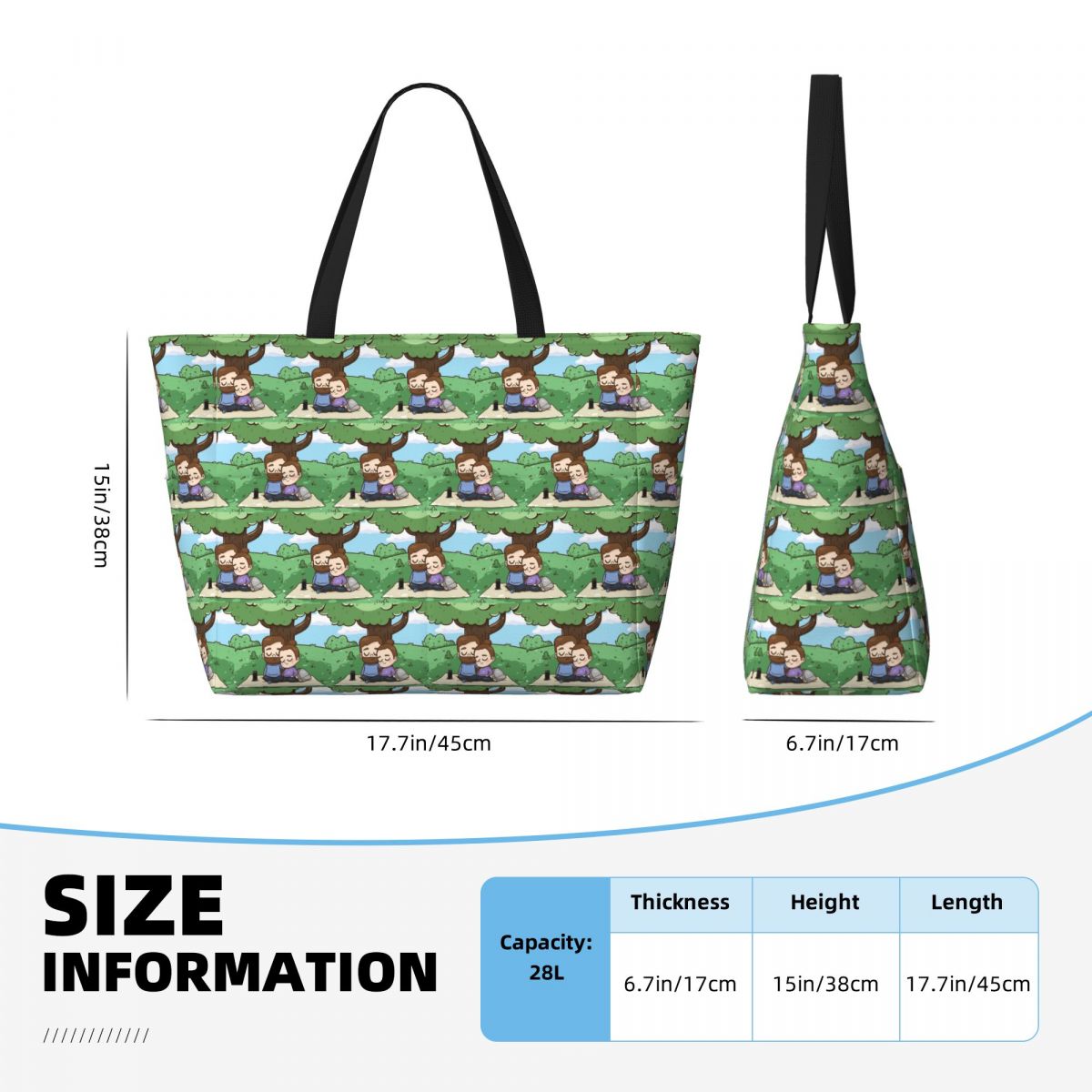 Park Day - Pibubear Beach Tote - Yoga Fitness Park recension och pris