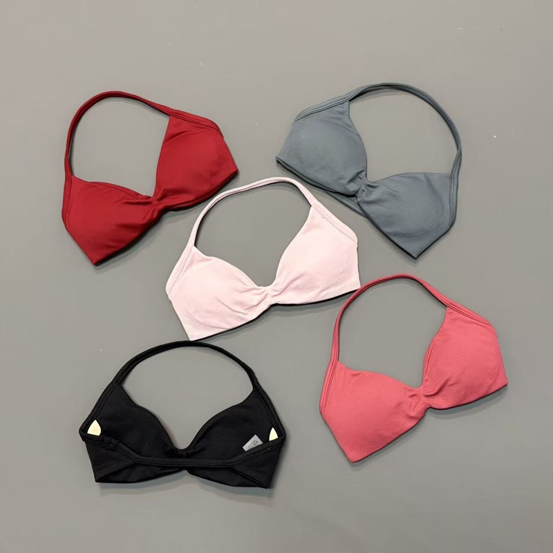 Women Halter Sports Bra V-Neck - Yoga Fitness Tapis recension och pris