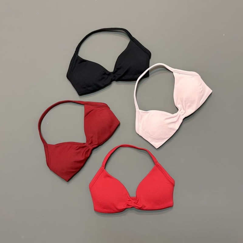 Women Halter Sports Bra V-Neck - Yoga Fitness Tapis recension och pris