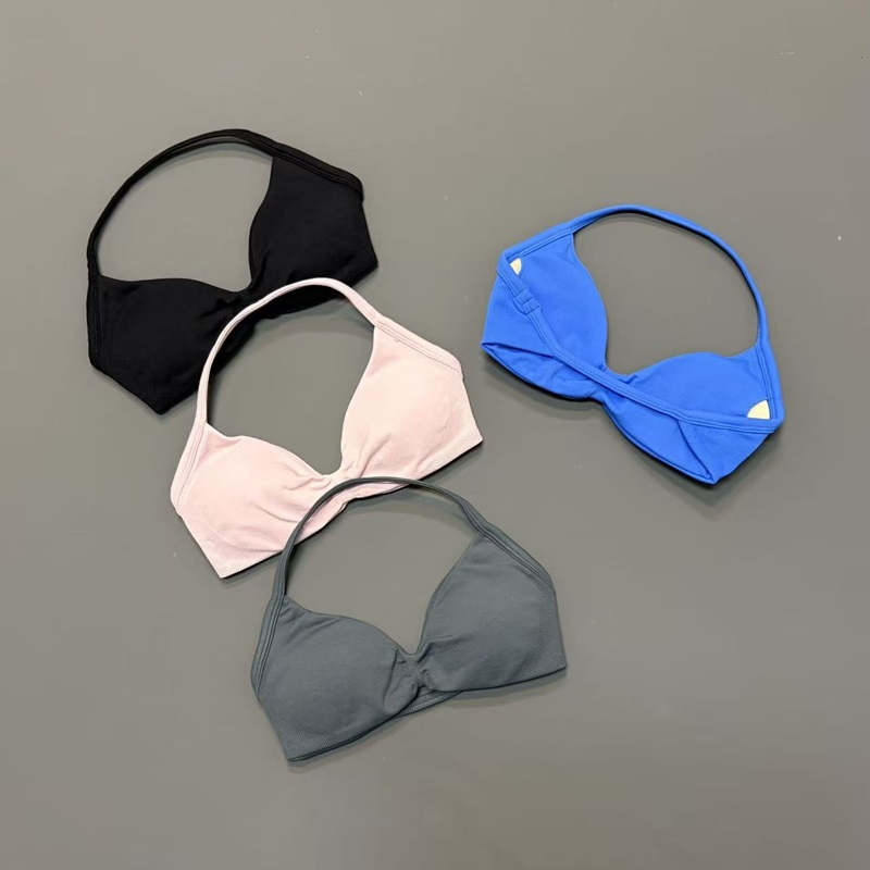 Women Halter Sports Bra V-Neck - Yoga Fitness Tapis recension och pris