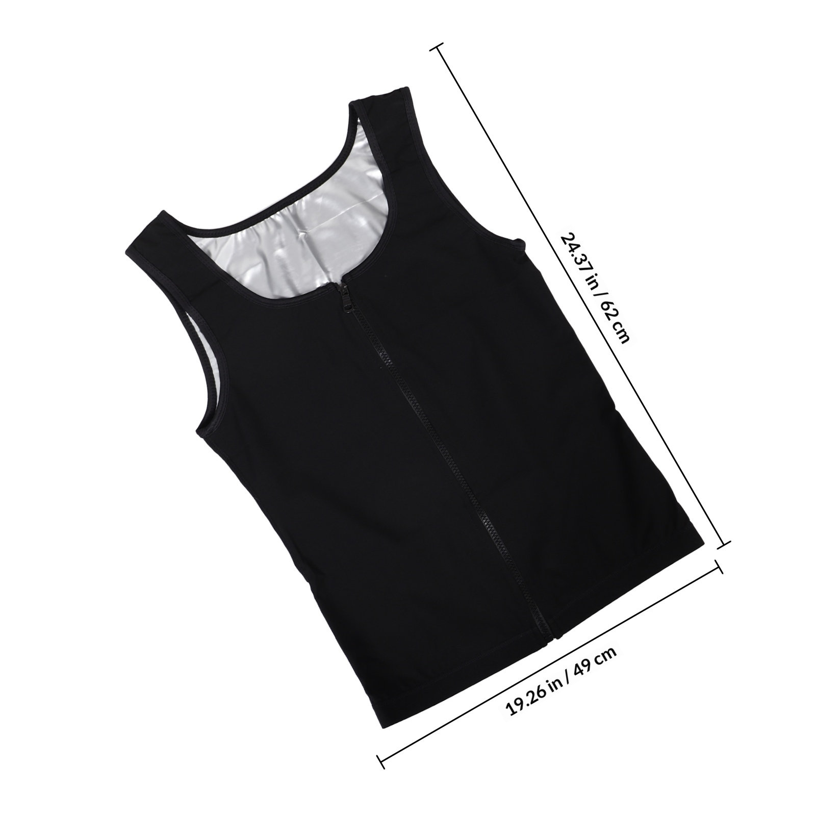 Men's Sweat Vest Zip-Up Compre - Yoga Fitness Girl recension och pris