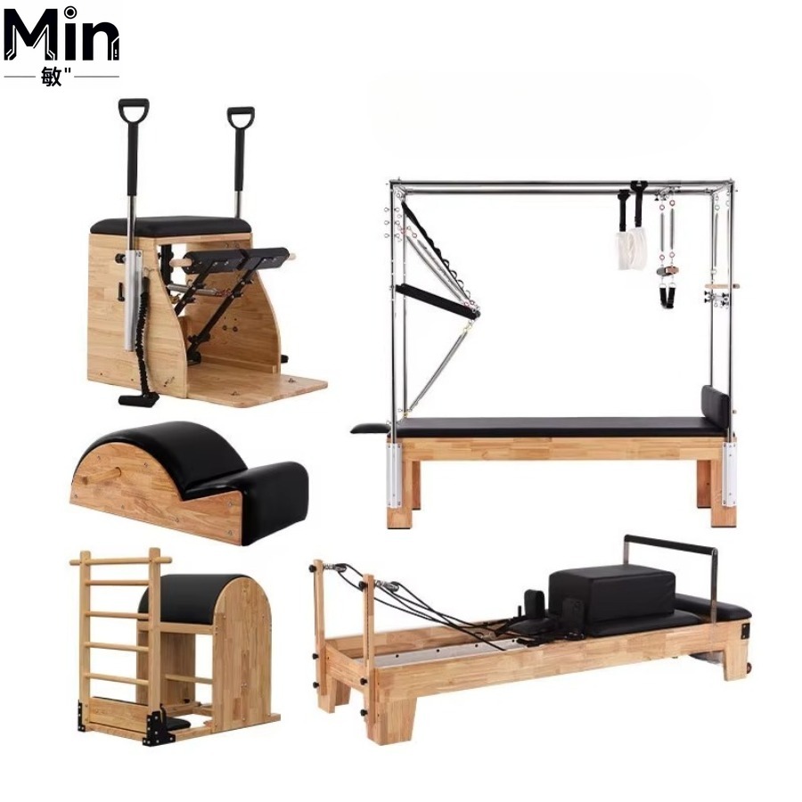 5 Pcs Set Wood Pilates Reforme - Yoga Fitness Reformer recension och pris