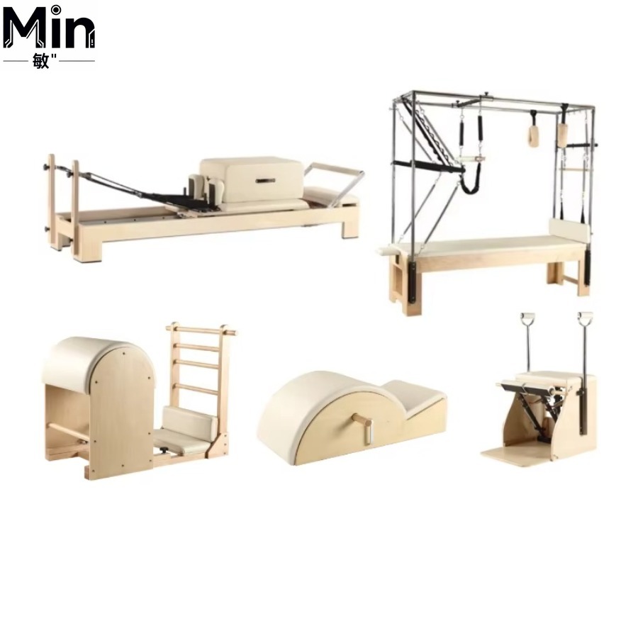 5 Pcs Set Wood Pilates Reforme - Yoga Fitness Reformer recension och pris