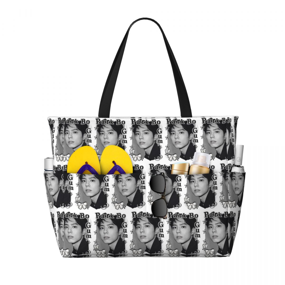Park Bo Gum Kpop Beach Tote Ba - Yoga Fitness Park recension och pris